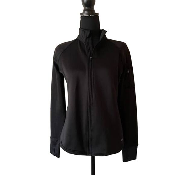 CALVIN KLEIN Black Athletic Top Sweatshirt Size Medium - Picture 1 of 7